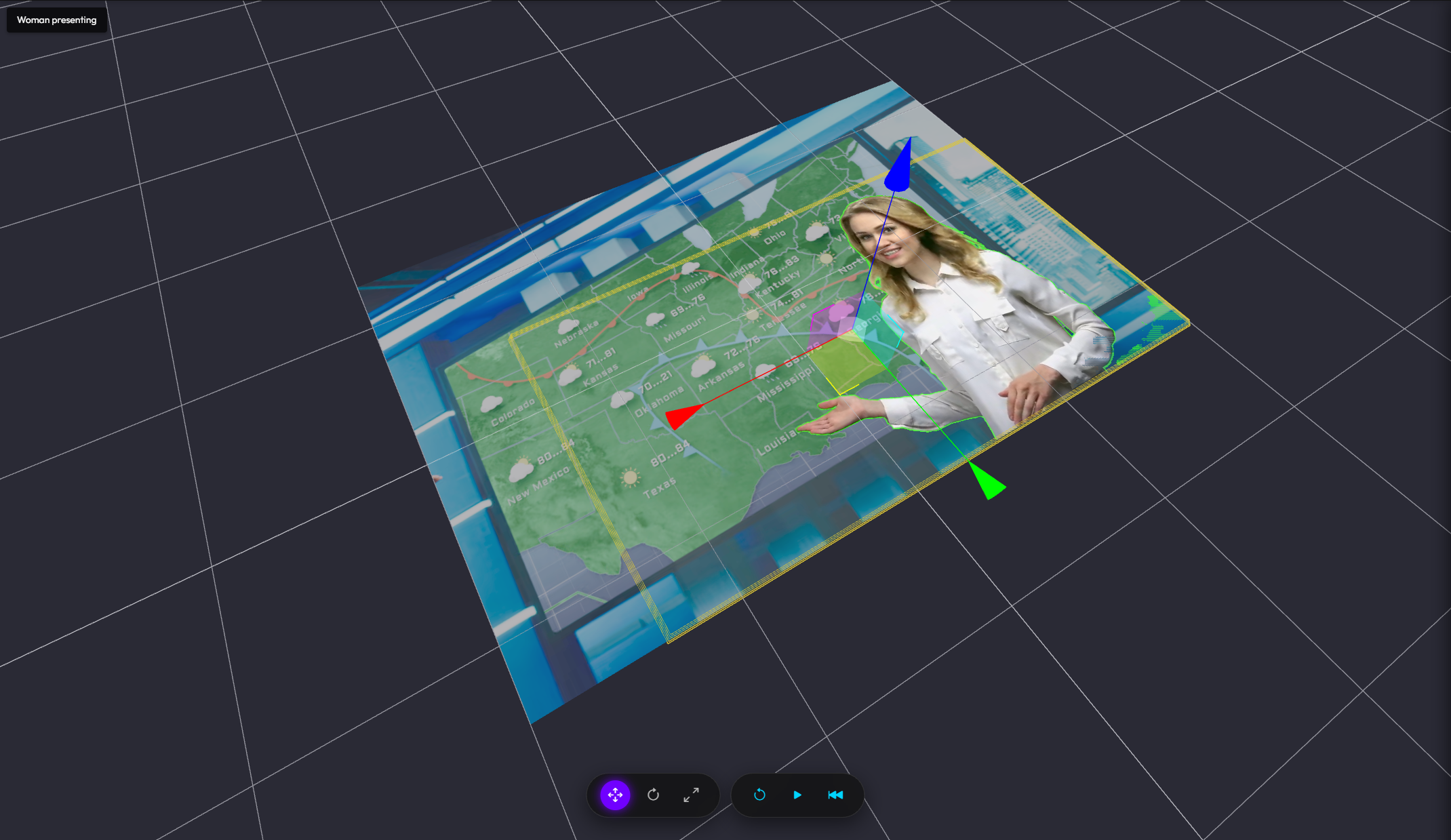 AR con video chroma